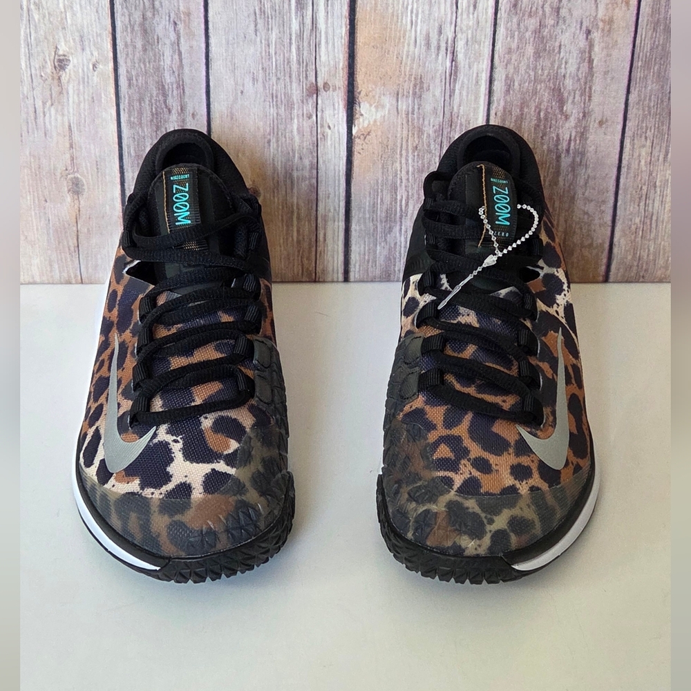 Nike Court Zoom Leopard Print Athletic Shoes NWOT